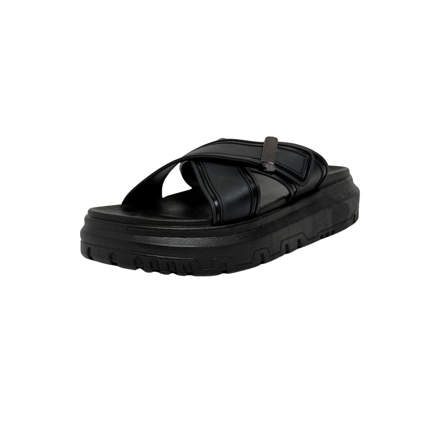 858-1 Men’S Footbed Sandals – Adjustable Double Strap Cork-Style Slides | Soft Arch Support Insole | Slip-Resistant Sole | Casual Walking Sandals for Summer, Travel & Daily Comfort
