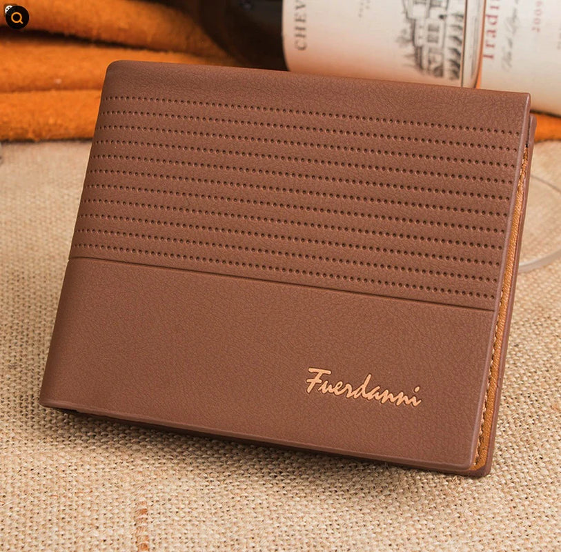 Men Bifold Leather Credit Id Card Holder Wallet Billfold Purse Clutch Billfold