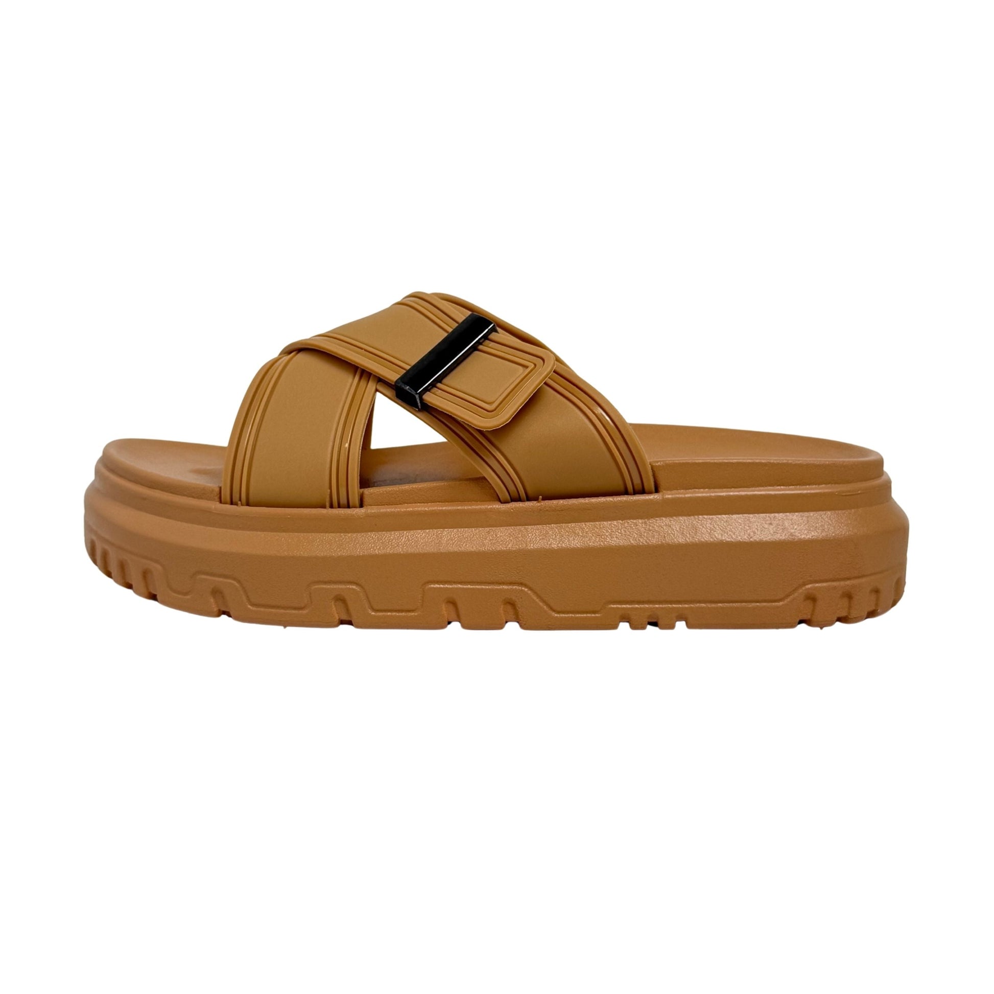 858-1 Men’S Footbed Sandals – Adjustable Double Strap Cork-Style Slides | Soft Arch Support Insole | Slip-Resistant Sole | Casual Walking Sandals for Summer, Travel & Daily Comfort