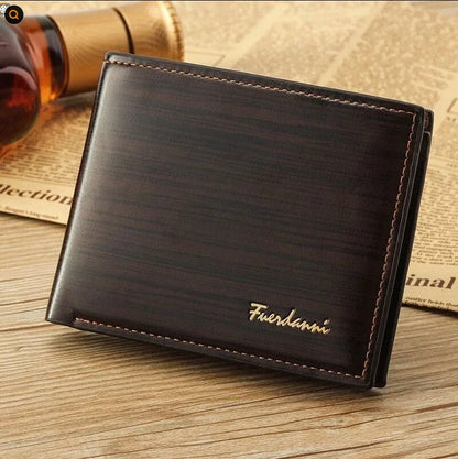 Men Bifold Leather Credit Id Card Holder Wallet Billfold Purse Clutch Billfold